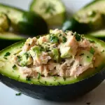 Avocats farcis aux rillettes