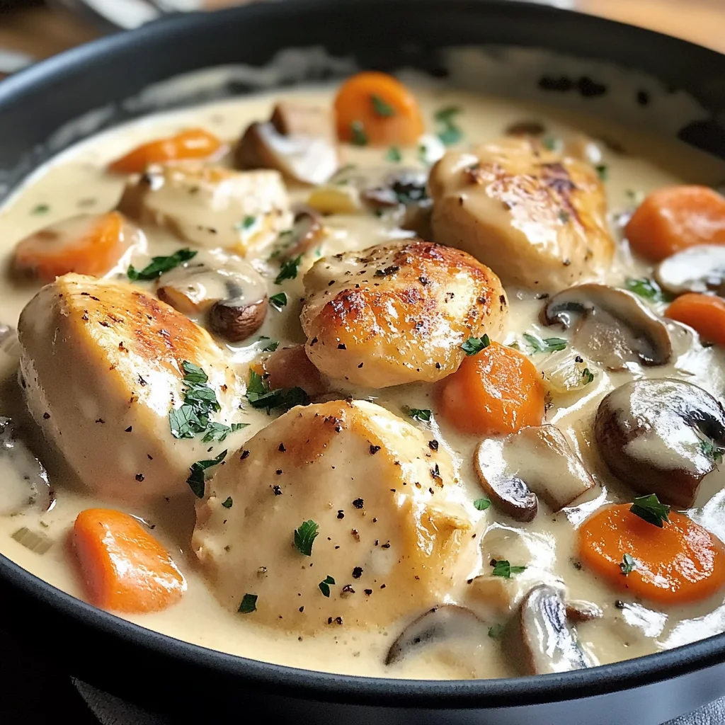 Blanquette Poulet Champignons Douceur