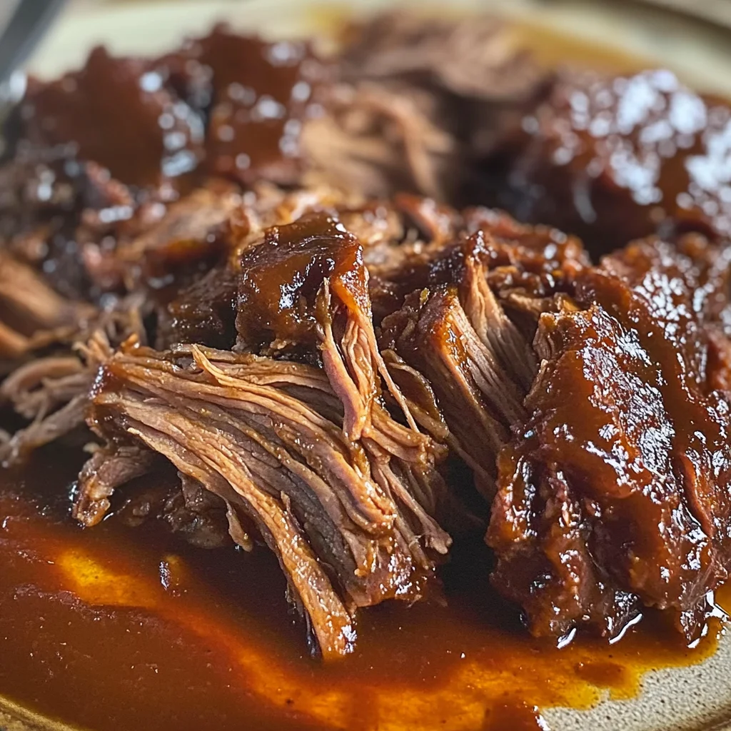 Bœuf Effiloché Sauce Barbecue