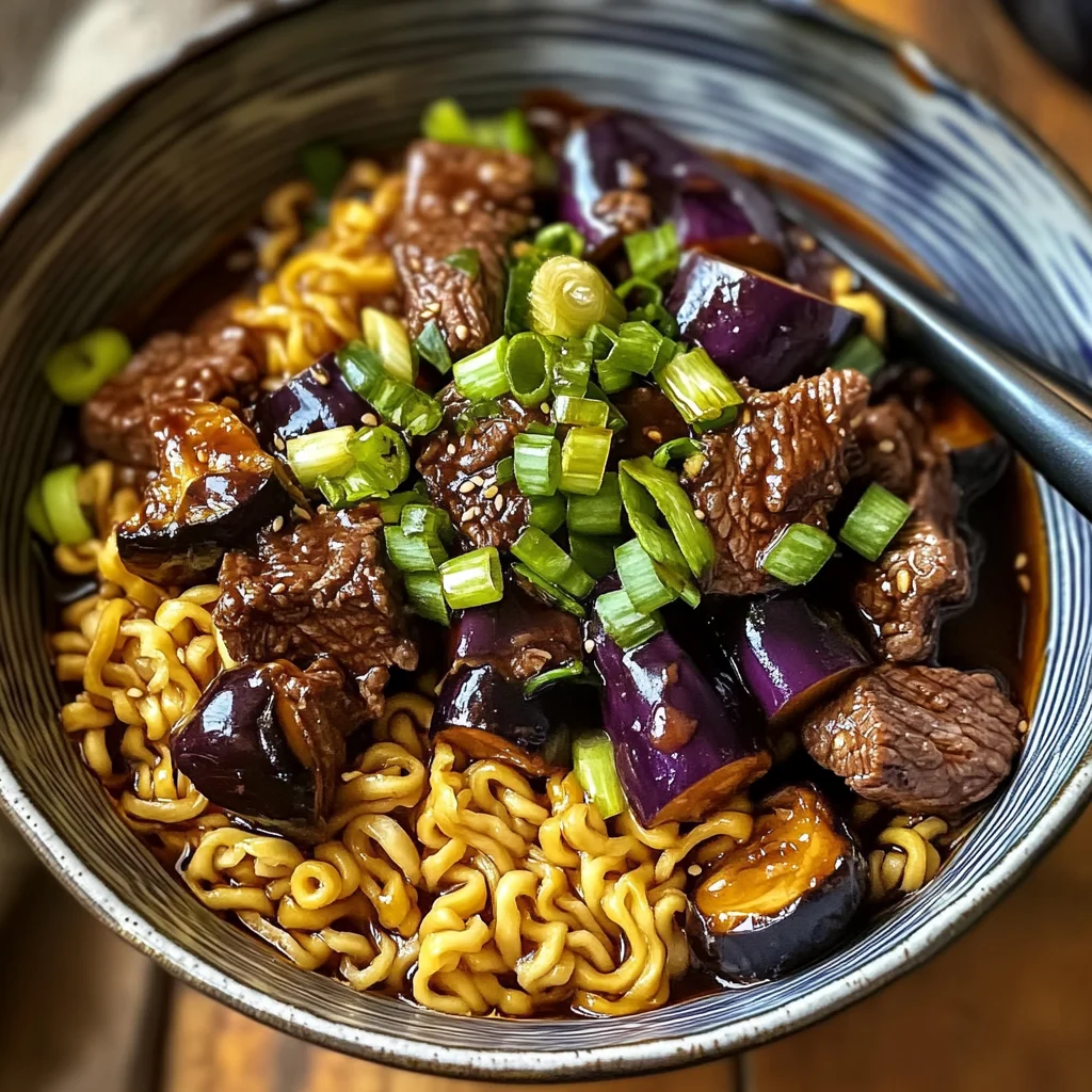 Bols de ramen au boeuf