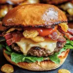 Burgers fromage grains bacon