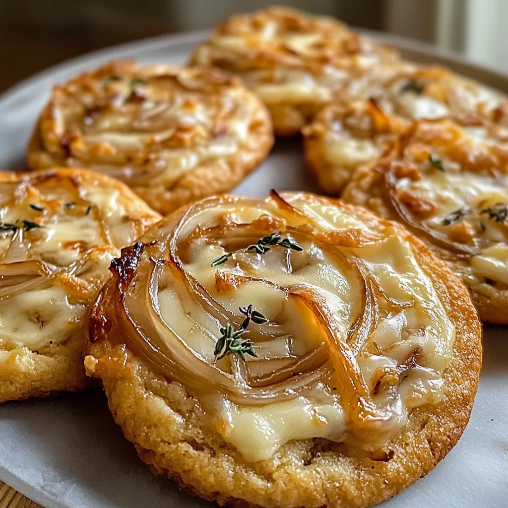 Cookies salés oignons comté