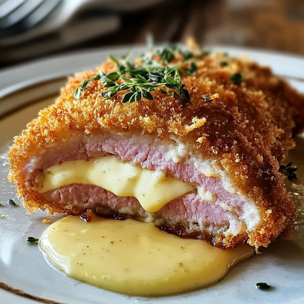 Cordon bleu au Boursin