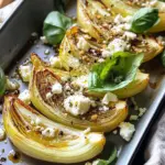 Fenouil rôti, feta et citron