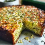 Gâteau moelleux courgettes parmesan