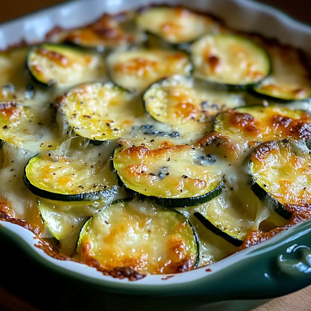 Gratin courgettes Bleu Auvergne