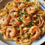 Linguines cajuns aux crevettes