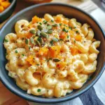 Macaroni au fromage et courge