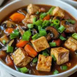 Mijoté tofu champignons légumes