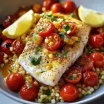 Morue paprika tomates cerises