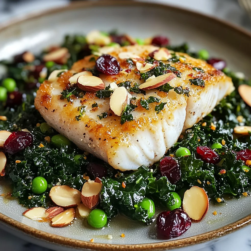 Morue poêlée et kale parfumé