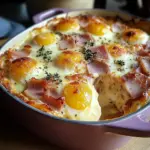 Œufs durs, jambon & béchamel