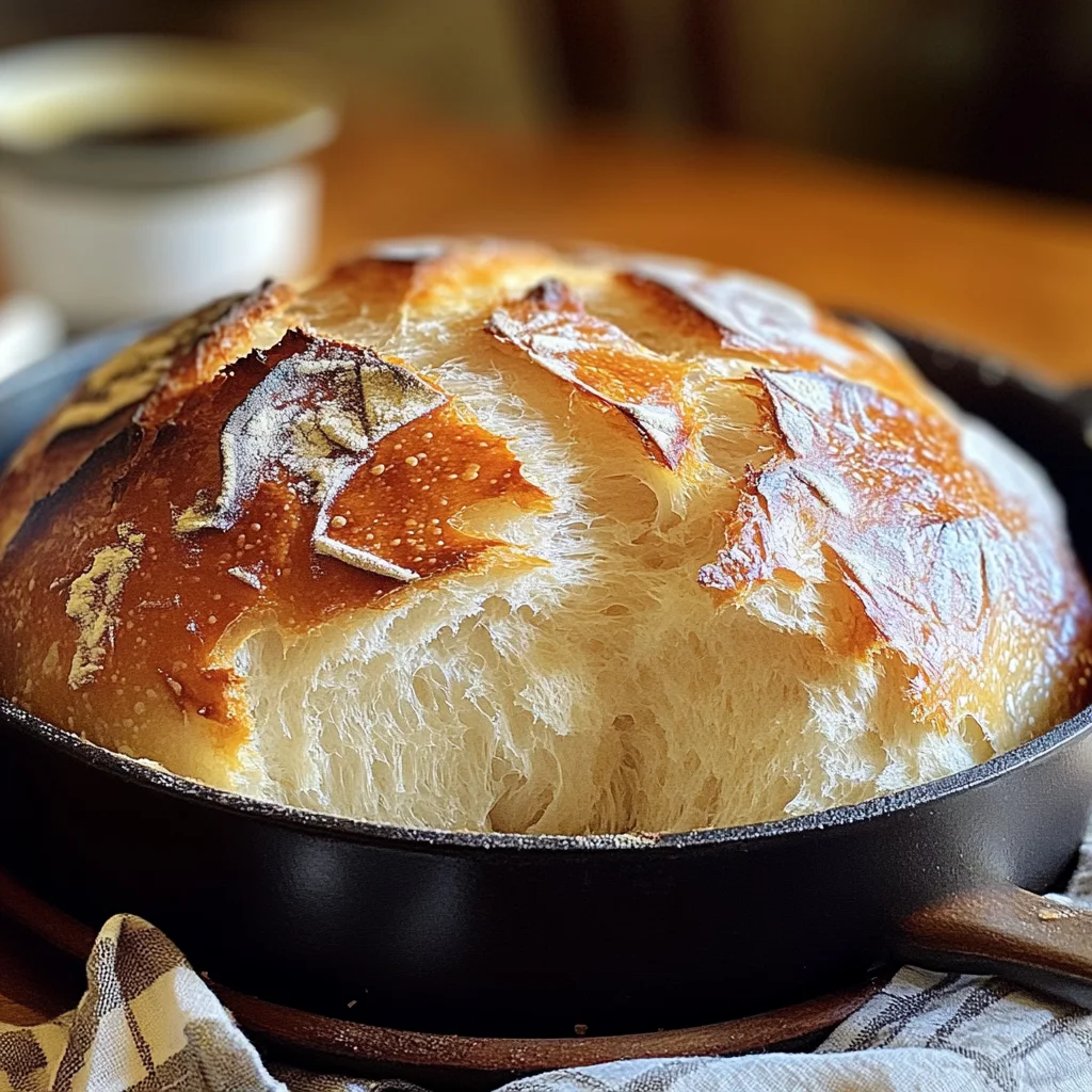 Pain à la poêle moelleux