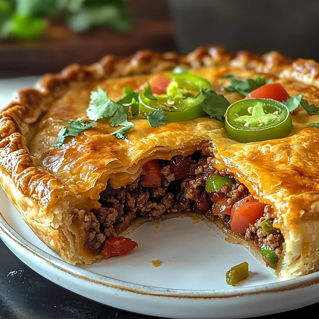 Pâté mexicain au boeuf épicé