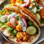 Pitas au chou-fleur Buffalo