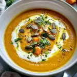 Potage citrouille carottes herbes