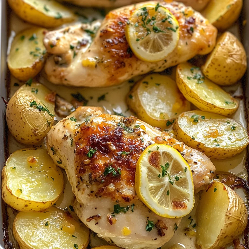 Poulet au romano et citron
