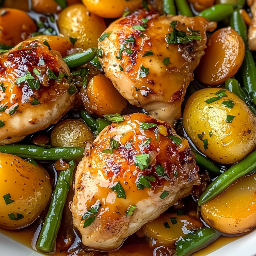 Poulet aux abricots gingembre