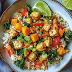 Riz frit au tofu et légumes