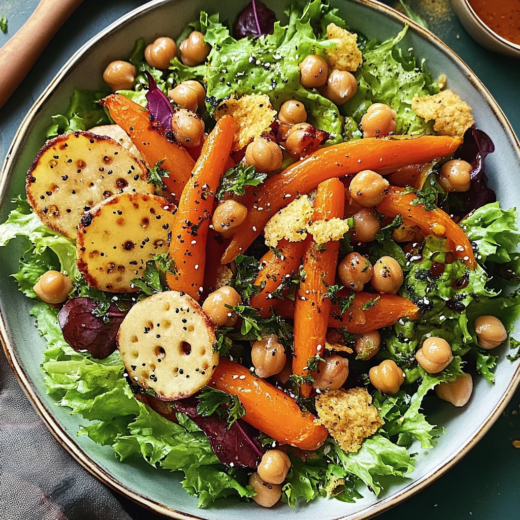 Salade carottes et pois chiches