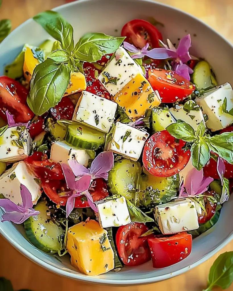 Salade d'été légère et fraîche