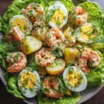 Salade pommes terre crevettes