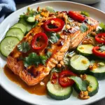 Saumon au cari rouge épices