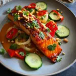 Saumon au cari rouge épices