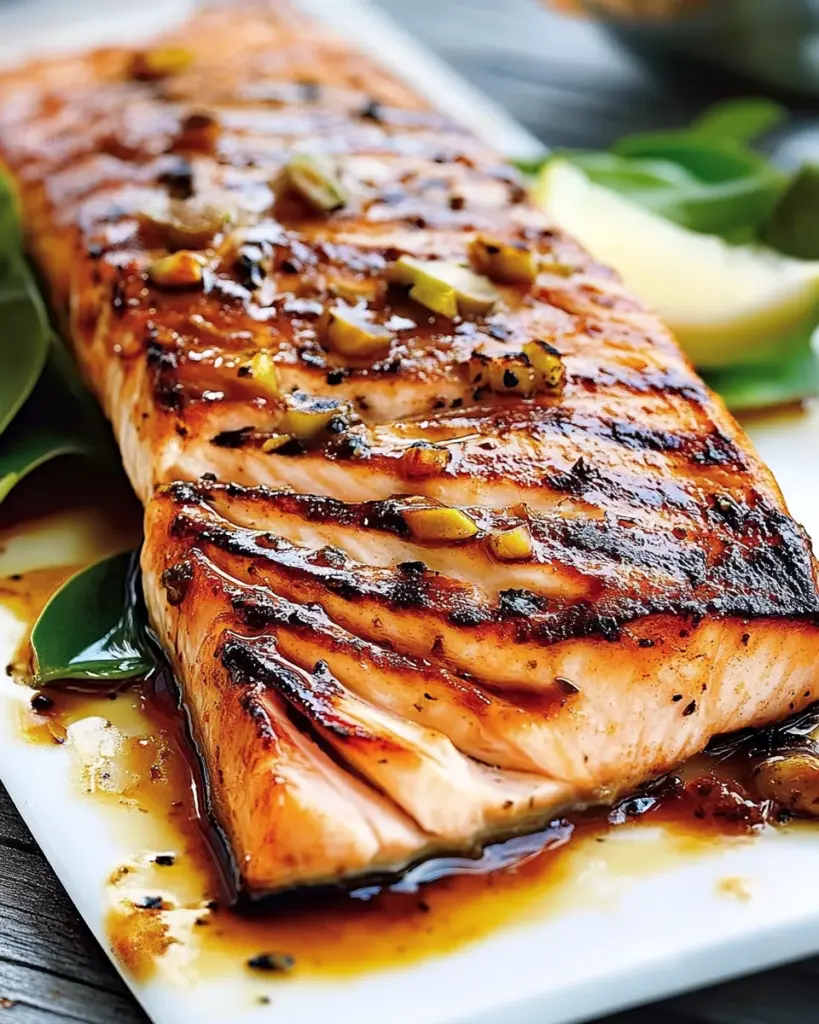 Saumon grillé au barbecue