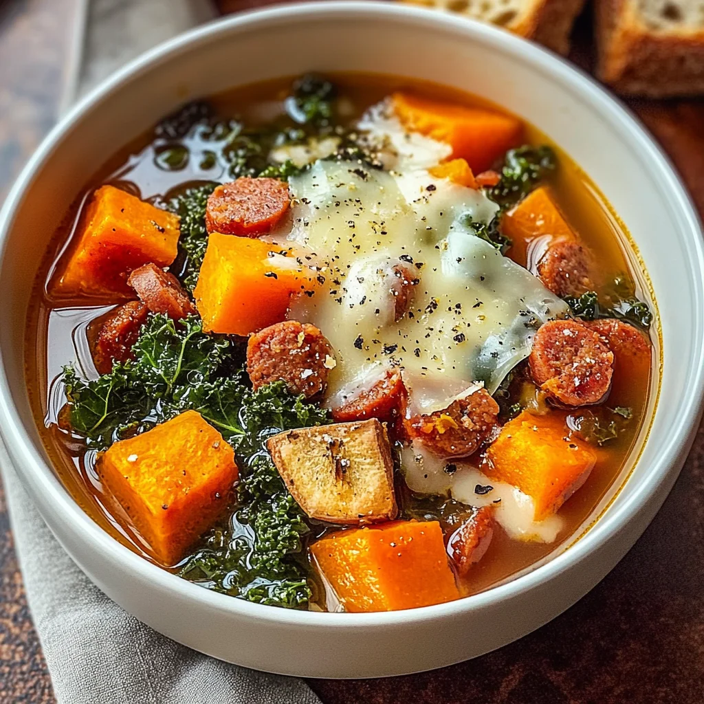 Soupe au chorizo et légumes