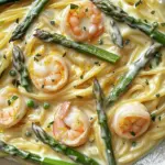 Spaghettis aux asperges et citron