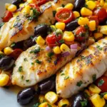 Tilapia poêlé salade maïs