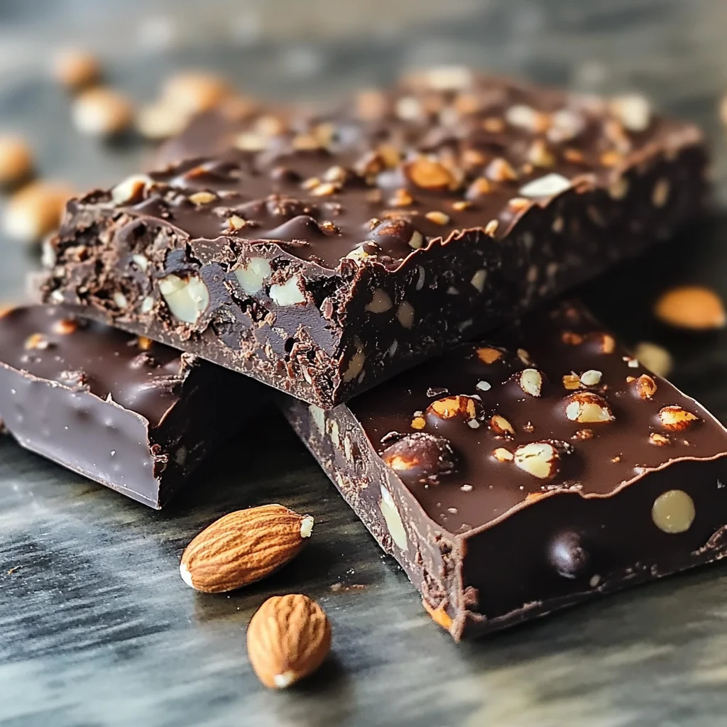 Barres chocolatées glacées légères