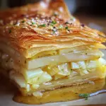 Brick poireau miel fromage