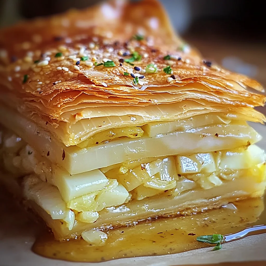 Brick poireau miel fromage