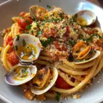 Bucatini aux tomates et mactres