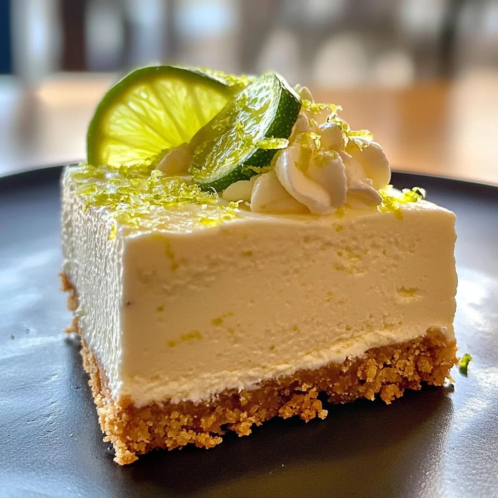 Cheesecake citron vert frais