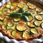 Clafoutis de courgettes au parmesan