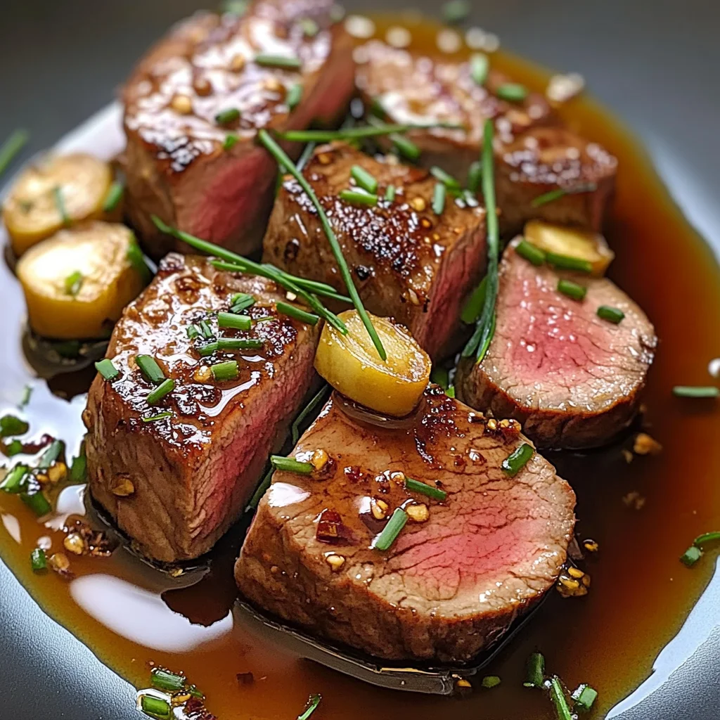 Filet mignon miel sucré salé