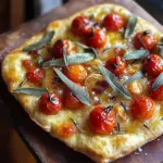Focaccia tomates cerises ail confit