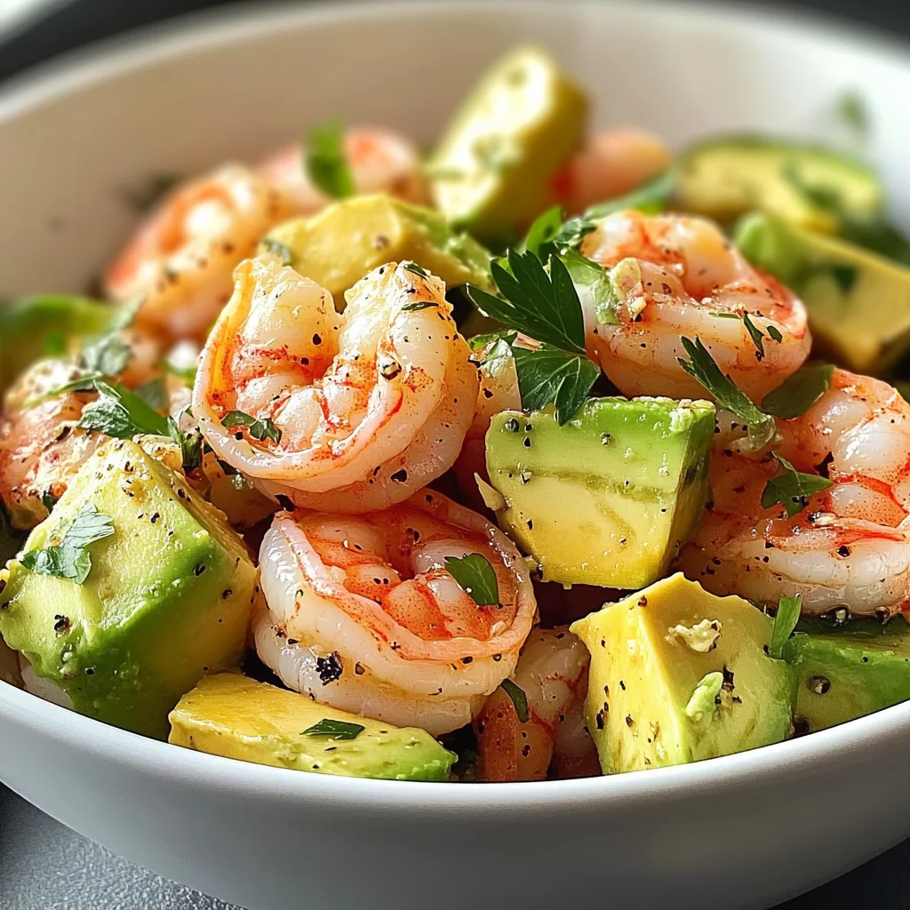Fraîcheur crevettes & avocat