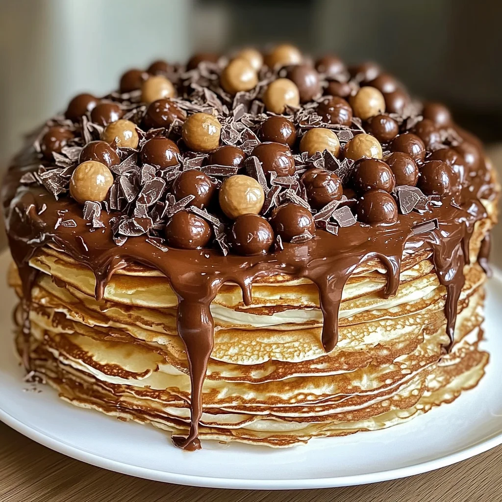 Gâteau de crêpes Maltesers