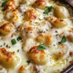 Gratin de gnocchis au poulet