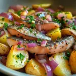 Harengs fumés pommes tièdes