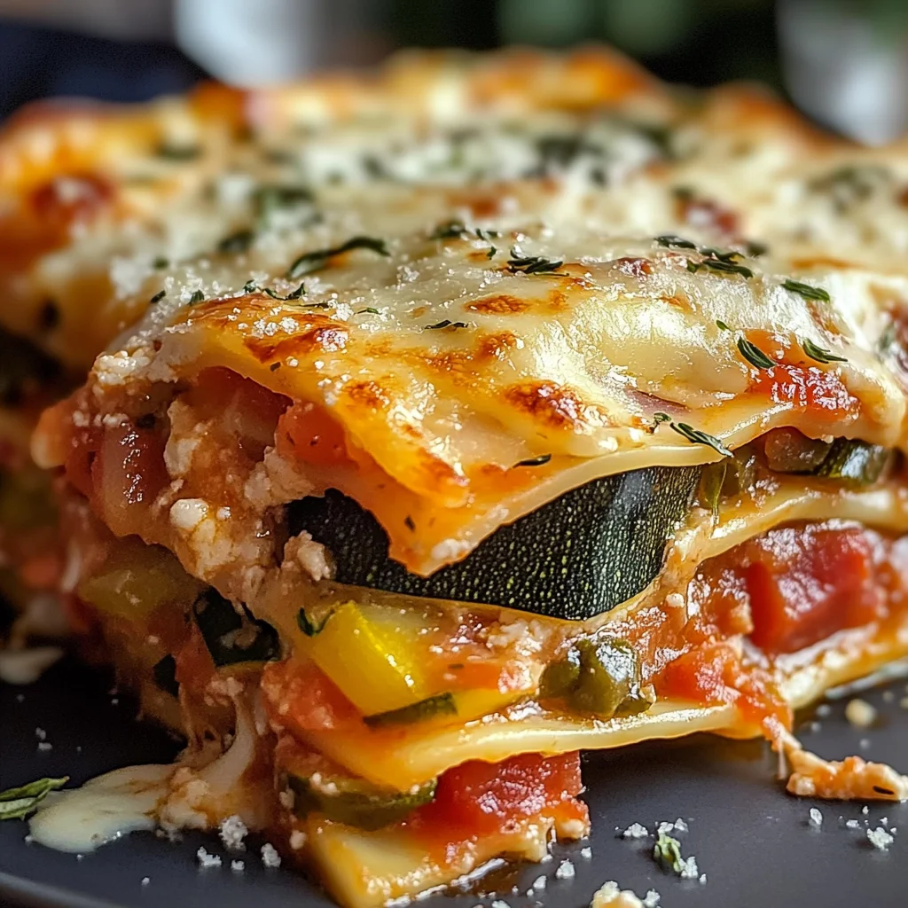 Lasagnes aux légumes d'été