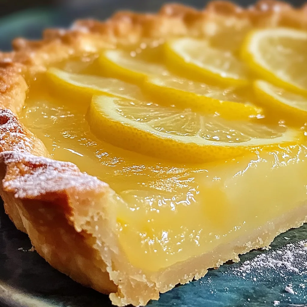 Limonnik, tarte citron russe