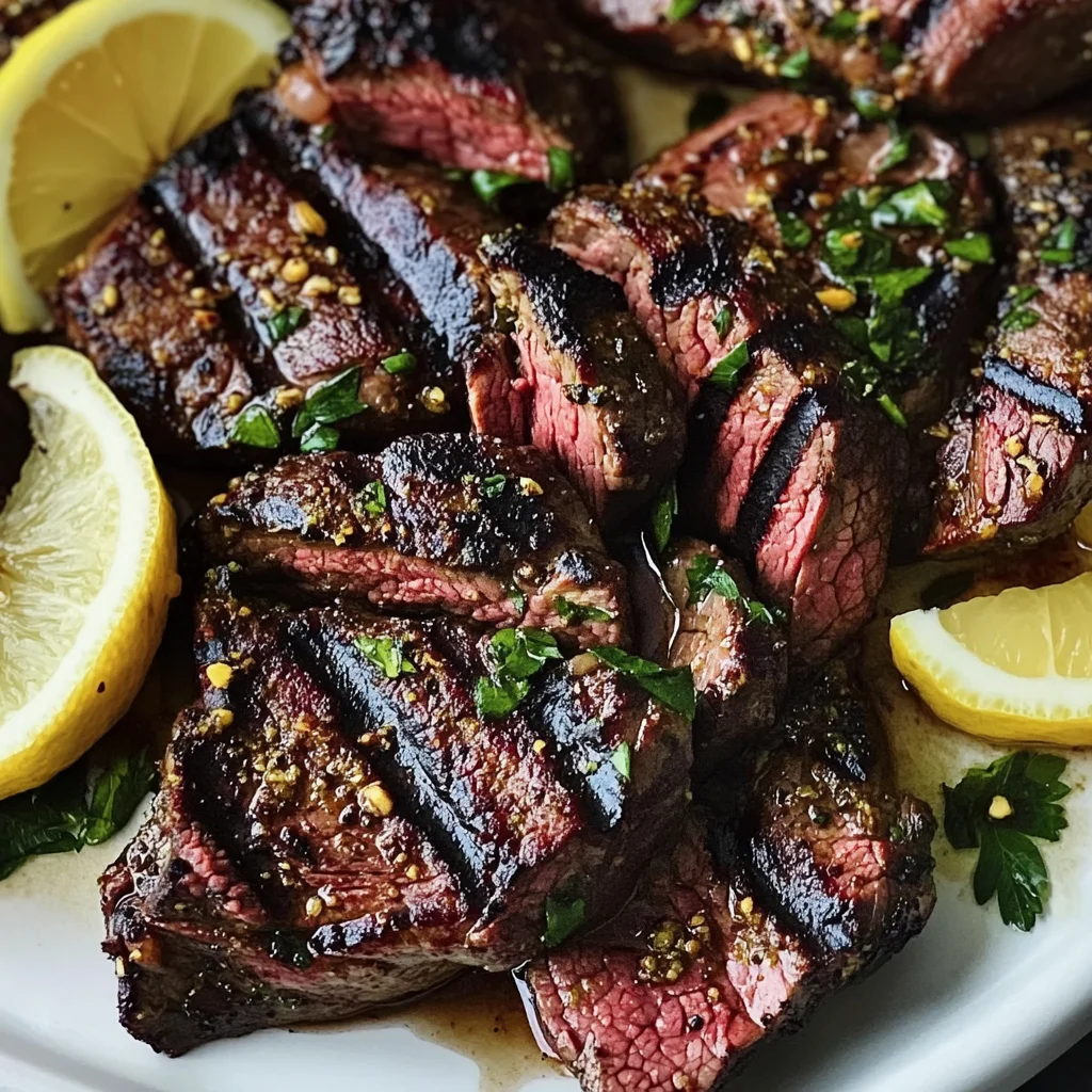 Macreuse au sumac grillée