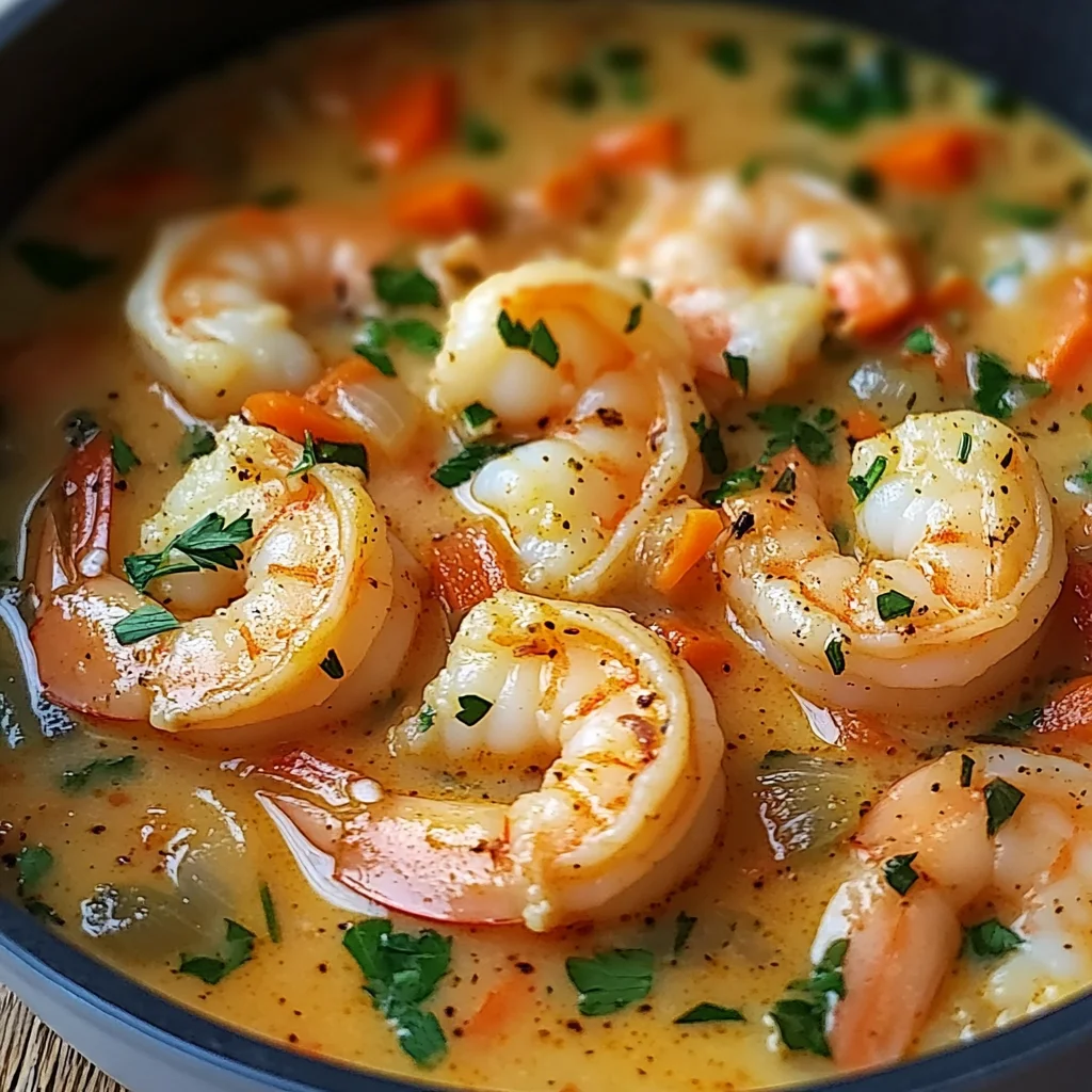 Mijoté de crevettes épices coco