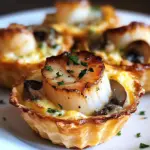 Mini quiches noix et champignons