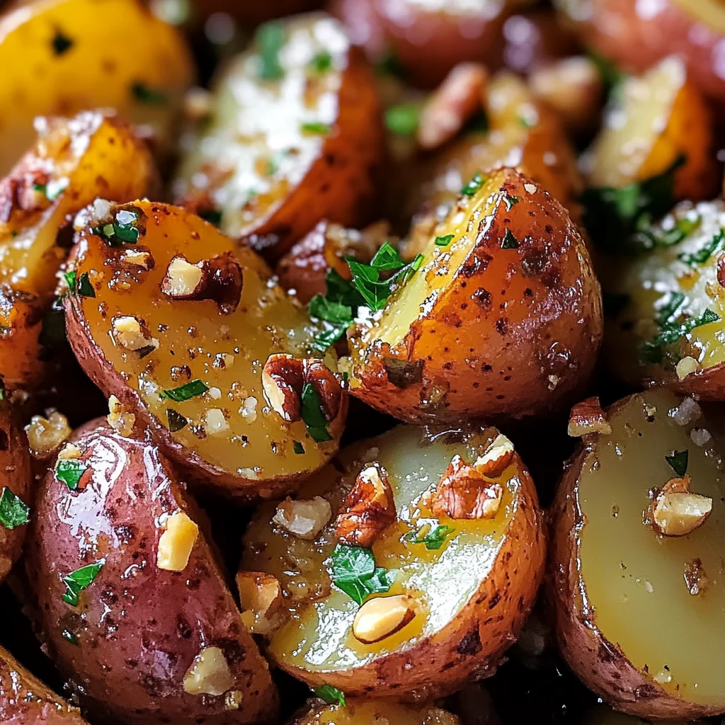 Pommes de terre rôties noisette